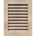 Unfinished Pine Vertical Gable Vent Z1967
