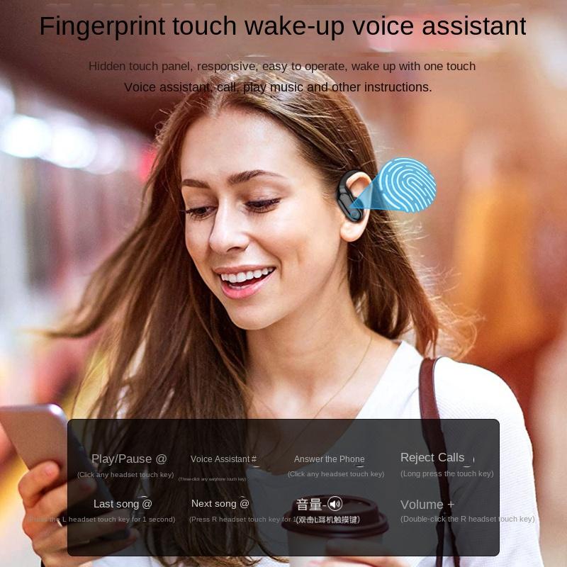 IPX7 Waterproof TWS Wireless Sports Headset T175