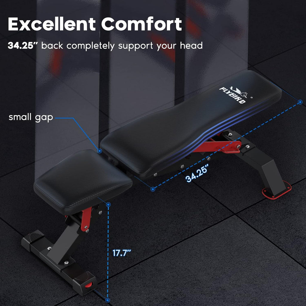 1100LBS Adjustable Weight Bench E604426