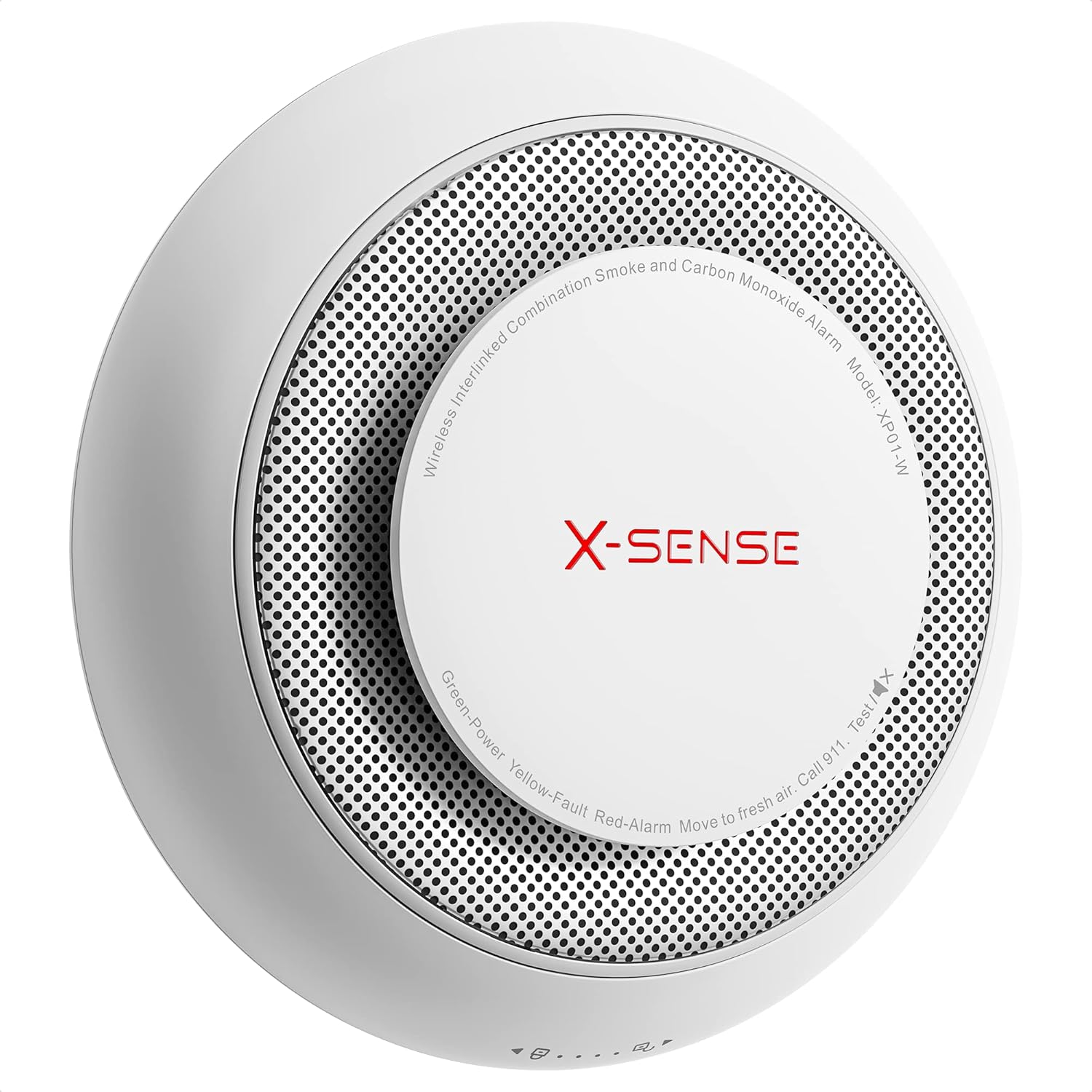 6-Pack Wireless Interconnected Smoke and Carbon Monoxide Detector Alarm L390