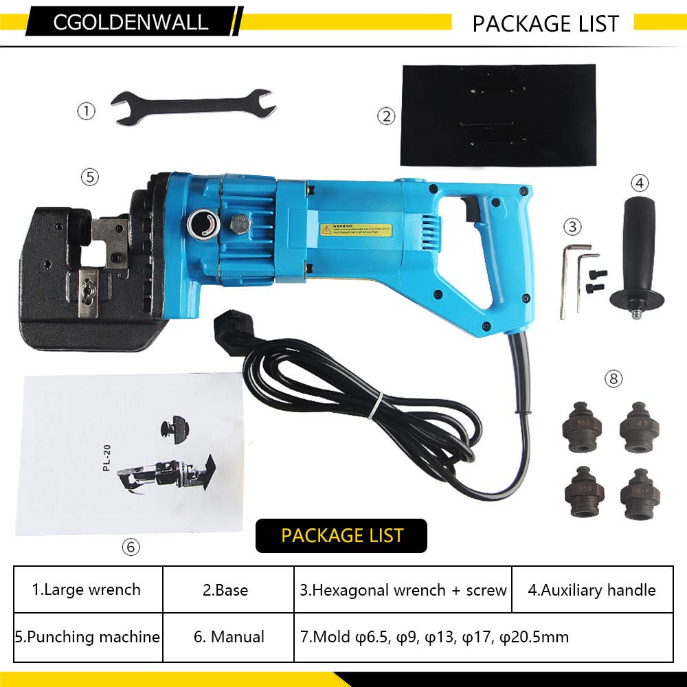 Hydraulic Hole Punching Tool for Steel Plate Iron Plate Aluminum Plate G439