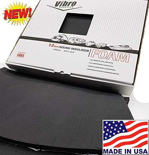 455 mil Waterproof Closed Cell Foam Sound Deadening Material 6 Sheets F4609