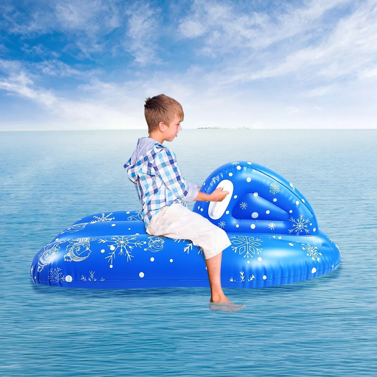Inflatable Pool Water Float Swimming Ring P45494