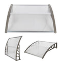 39"x29" Patio Awning Silver & Gray K409338
