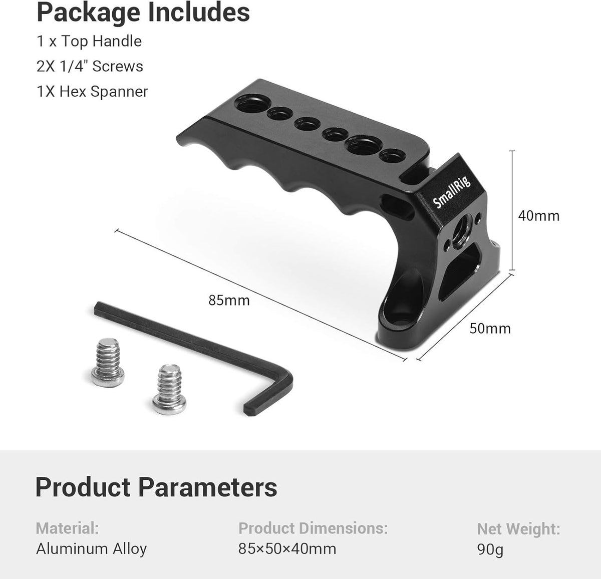 Universal Mini Top Handle for Cine Cameras O219497
