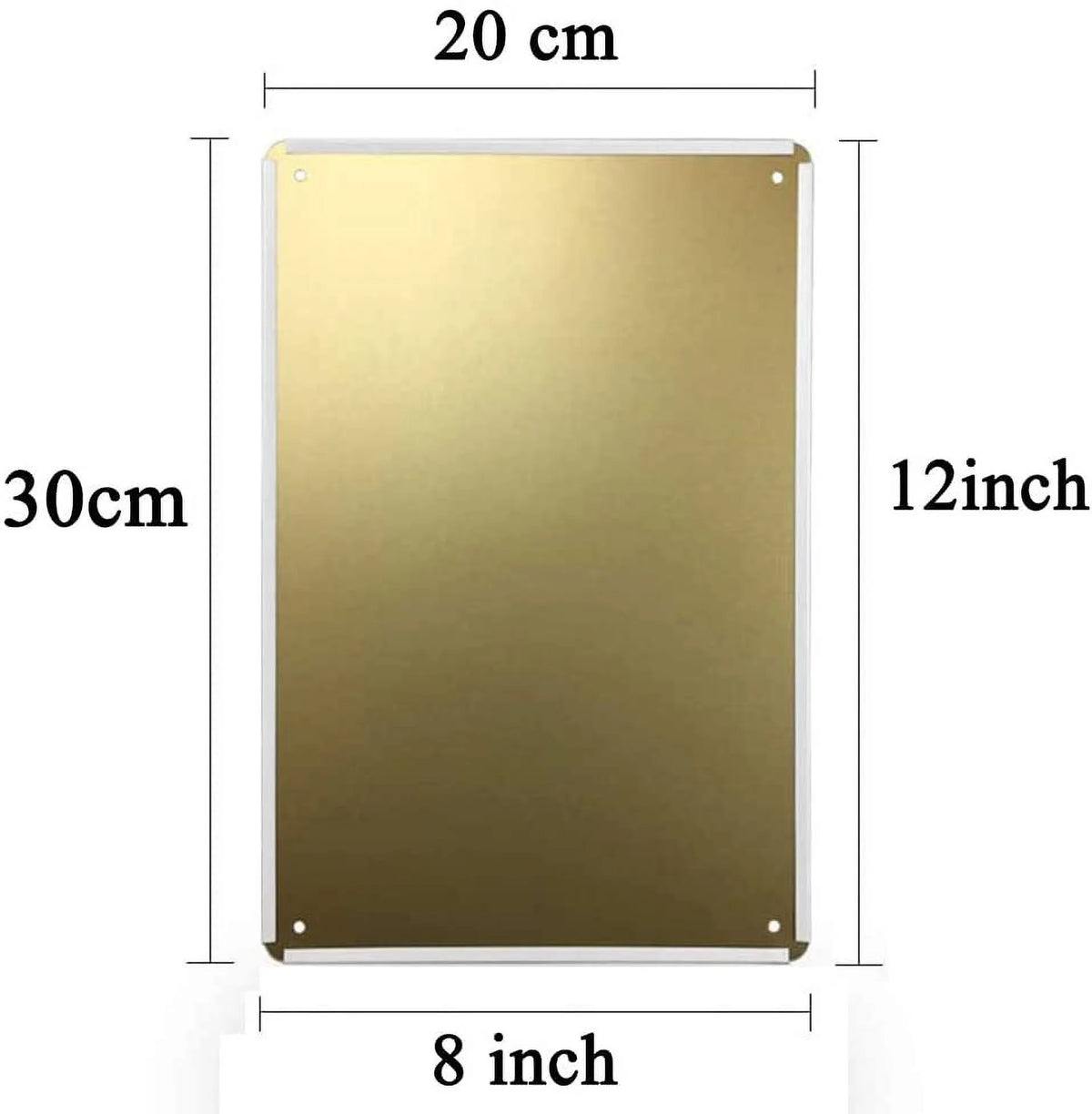 12x8inch Metal Wall Sign I989728