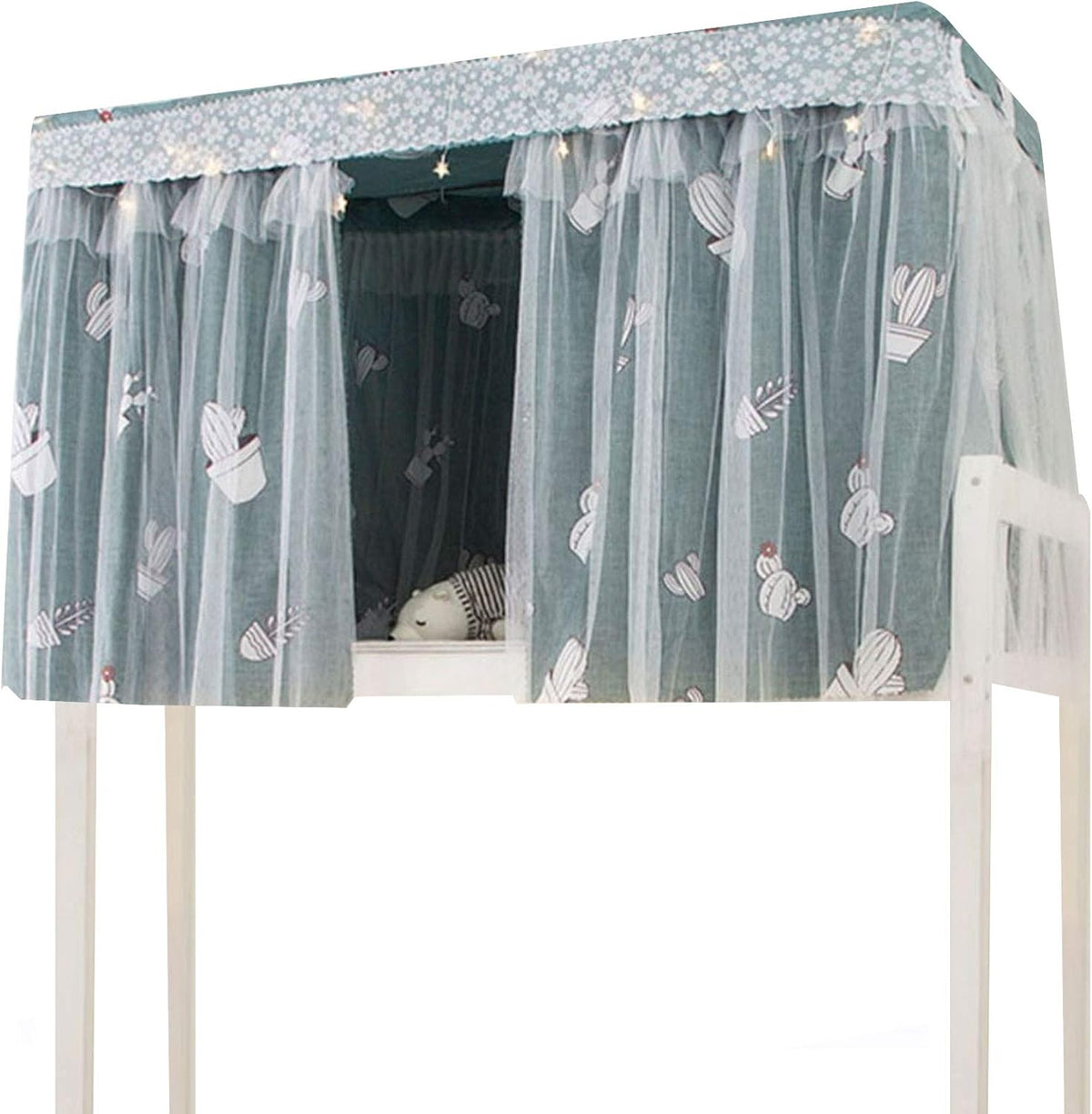 Pink Bed Canopy Curtain 3pcs C15496