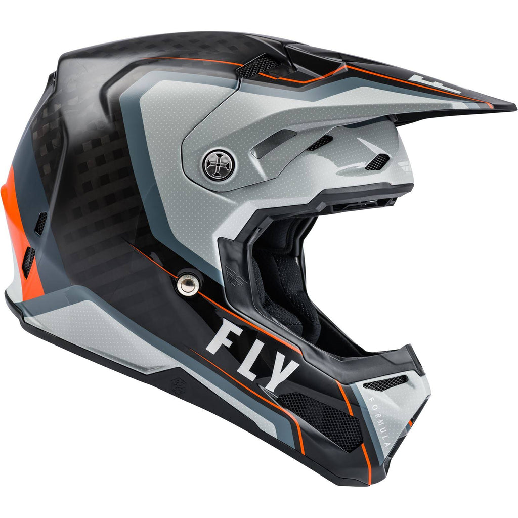 Black/Grey/Orange Carbon Axon Helmet E334978