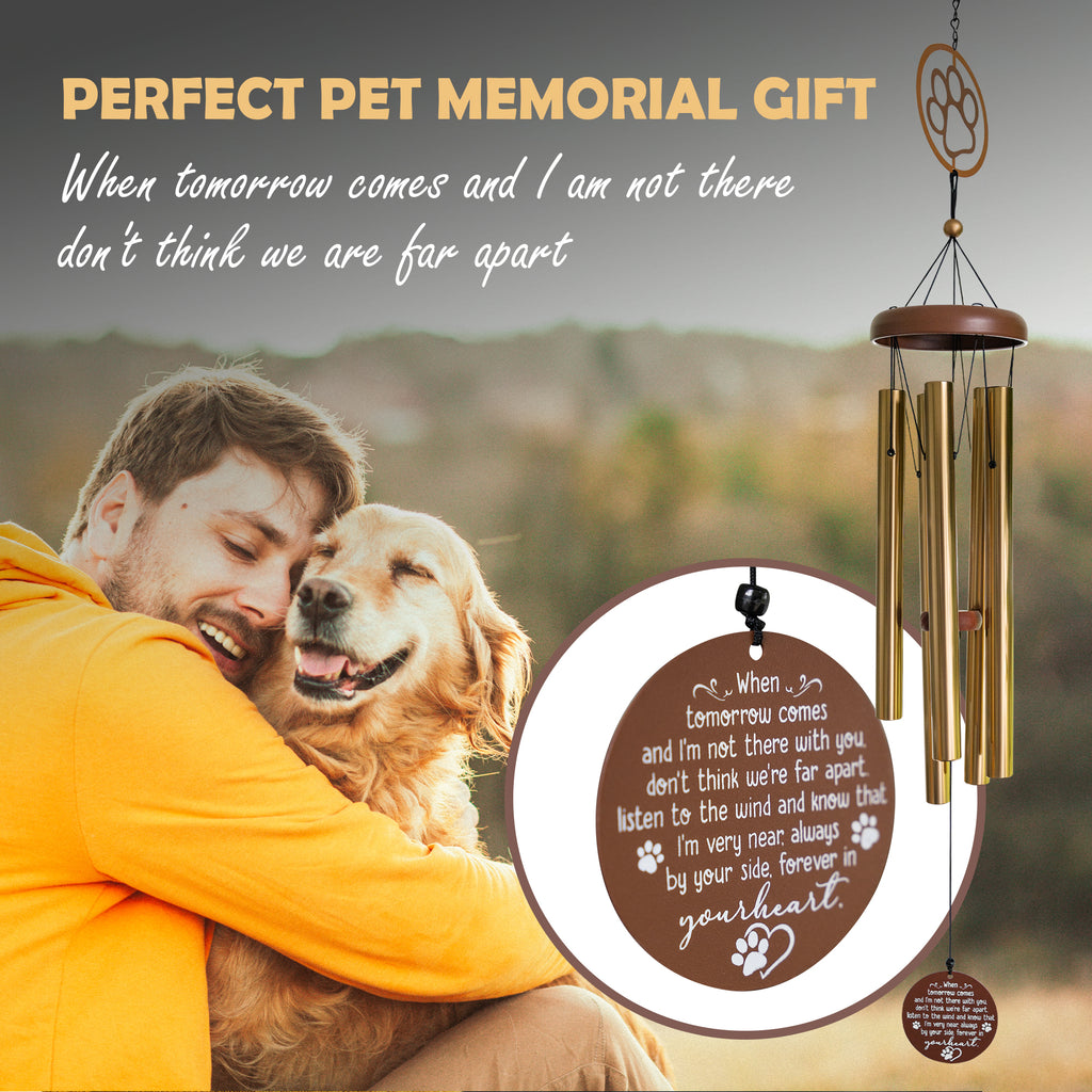 Memorial Wind Chimes with Sympathy Card, 30 inch J311460