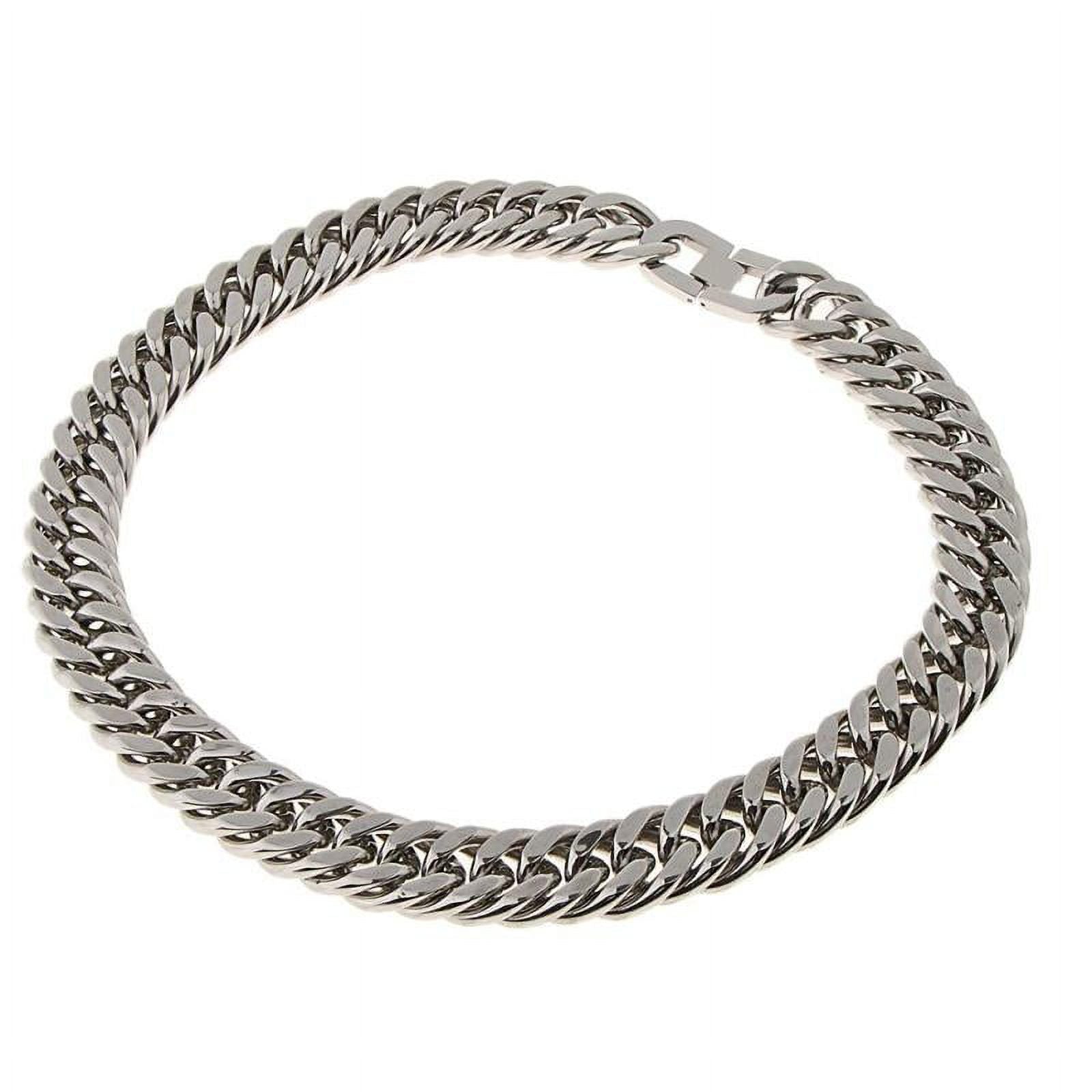 Stainless Steel Cuban Link Chain Necklace J3454