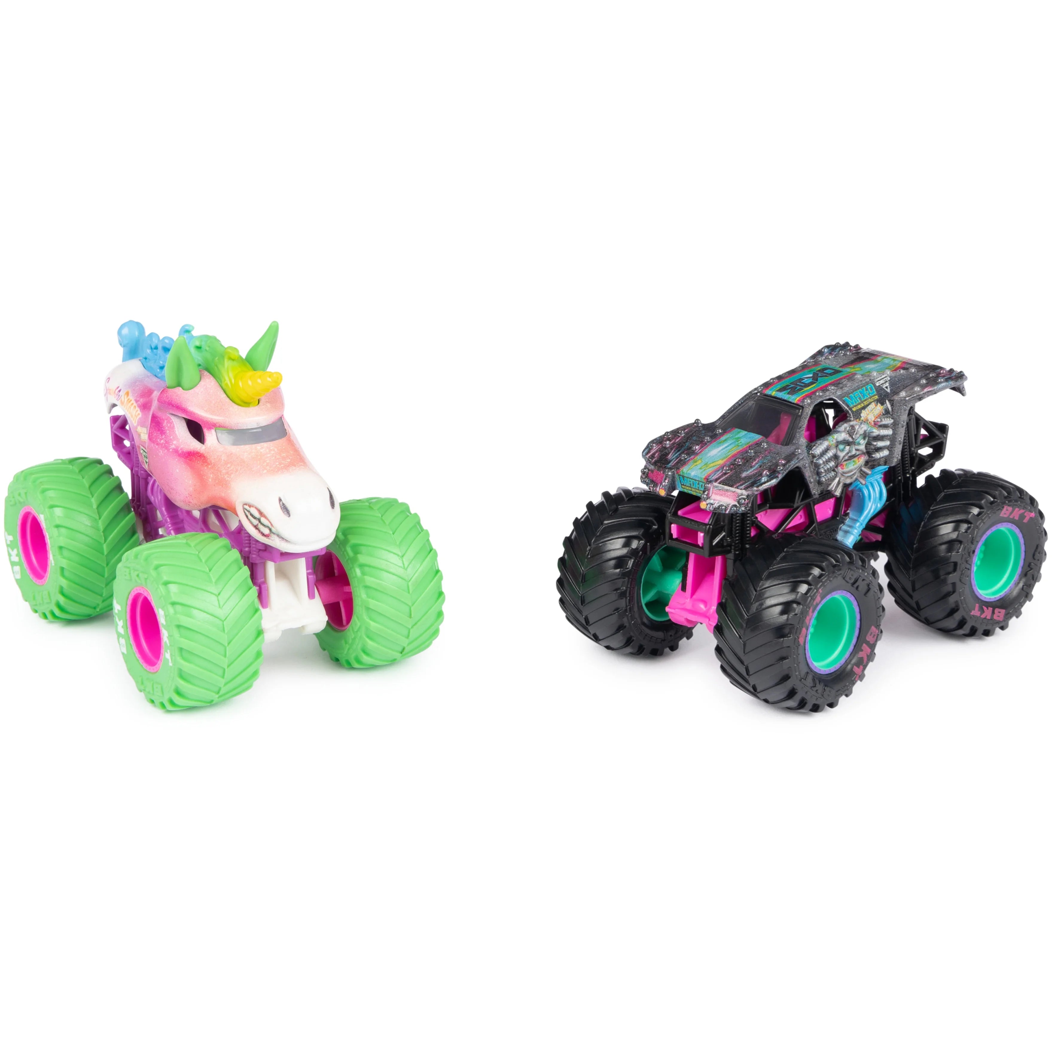 2-Pack Neon 1:64 Monster Trucks X9262