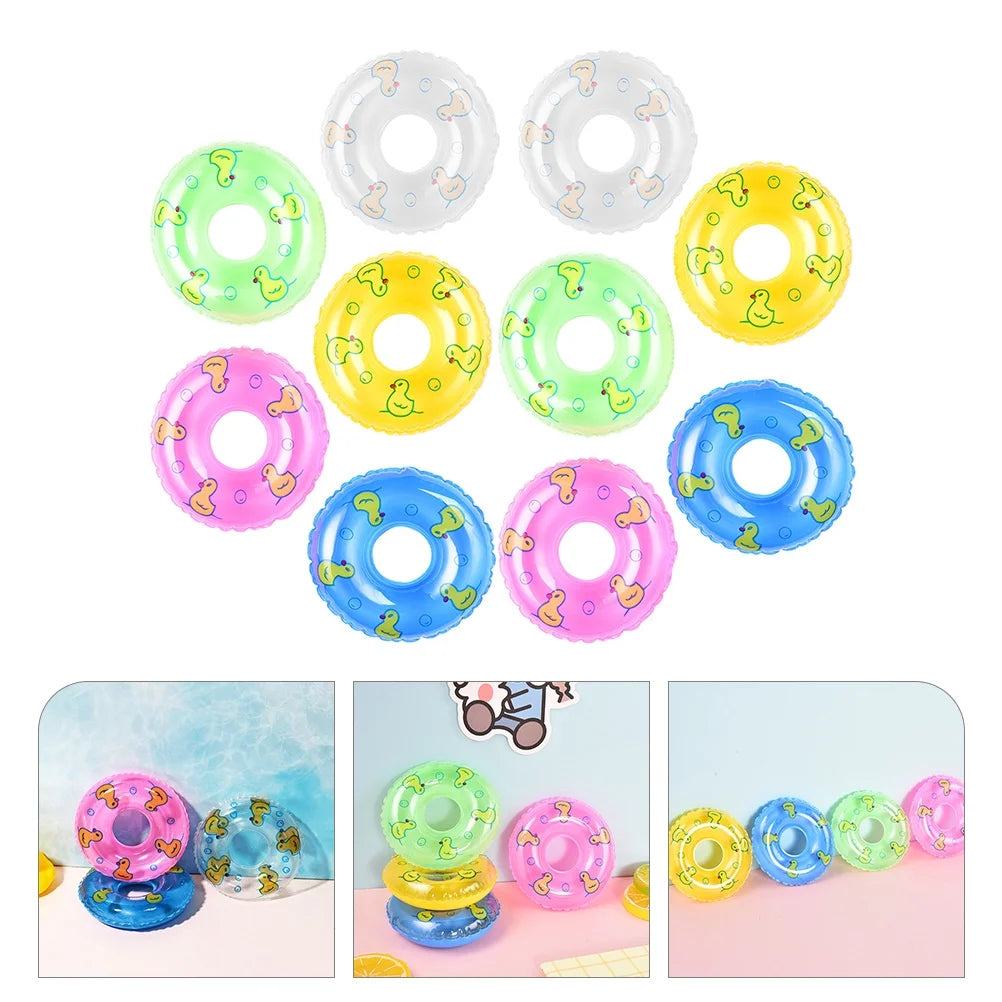 10pcs Inflatable Dolls Swim Rings Toys L99564
