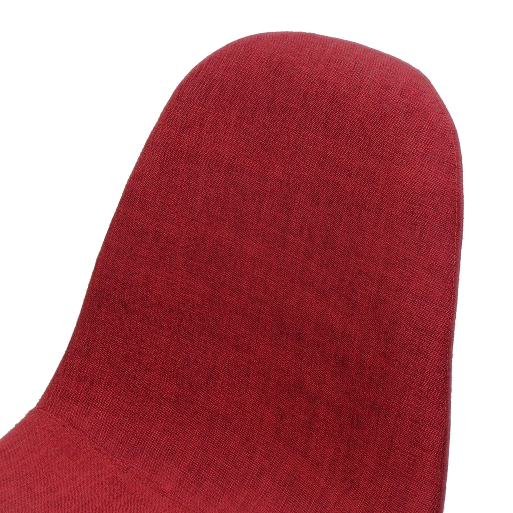 Red Fabric Dining Chairs, Set of 2 T453870