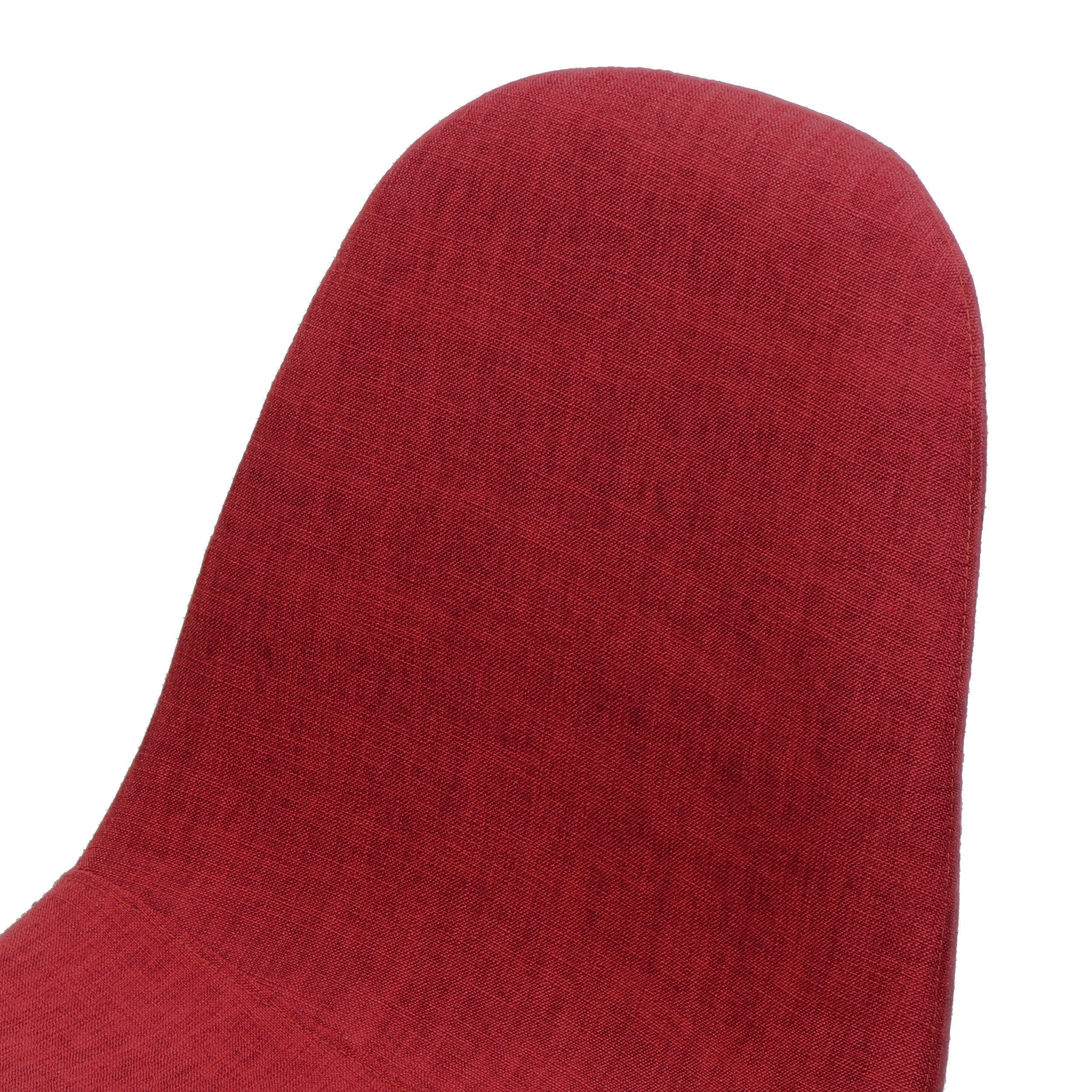 Red Fabric Dining Chairs, Set of 2 T453870