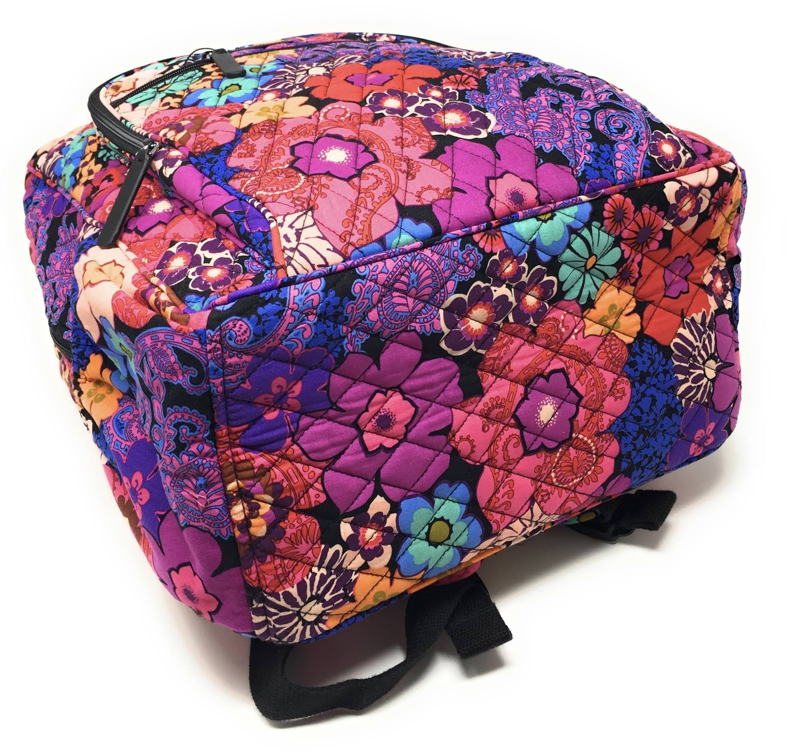 Floral Fiesta Backpack with Black Interior H1719
