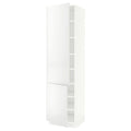 White High Cabinet with Shelves and 2 Doors B5553