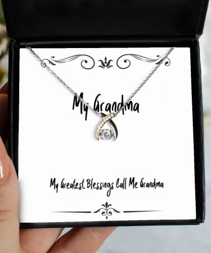Dancing Necklace Gifts for Grandma Q4344