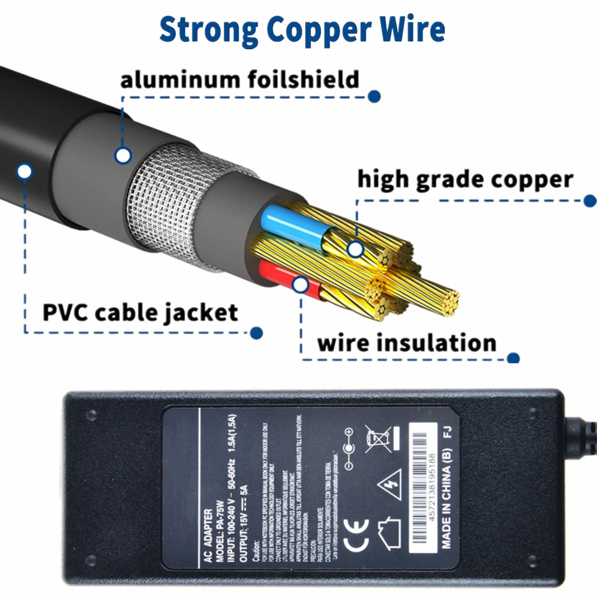 AC-DC Adapter Wall Charger for Electric Scooter S1808