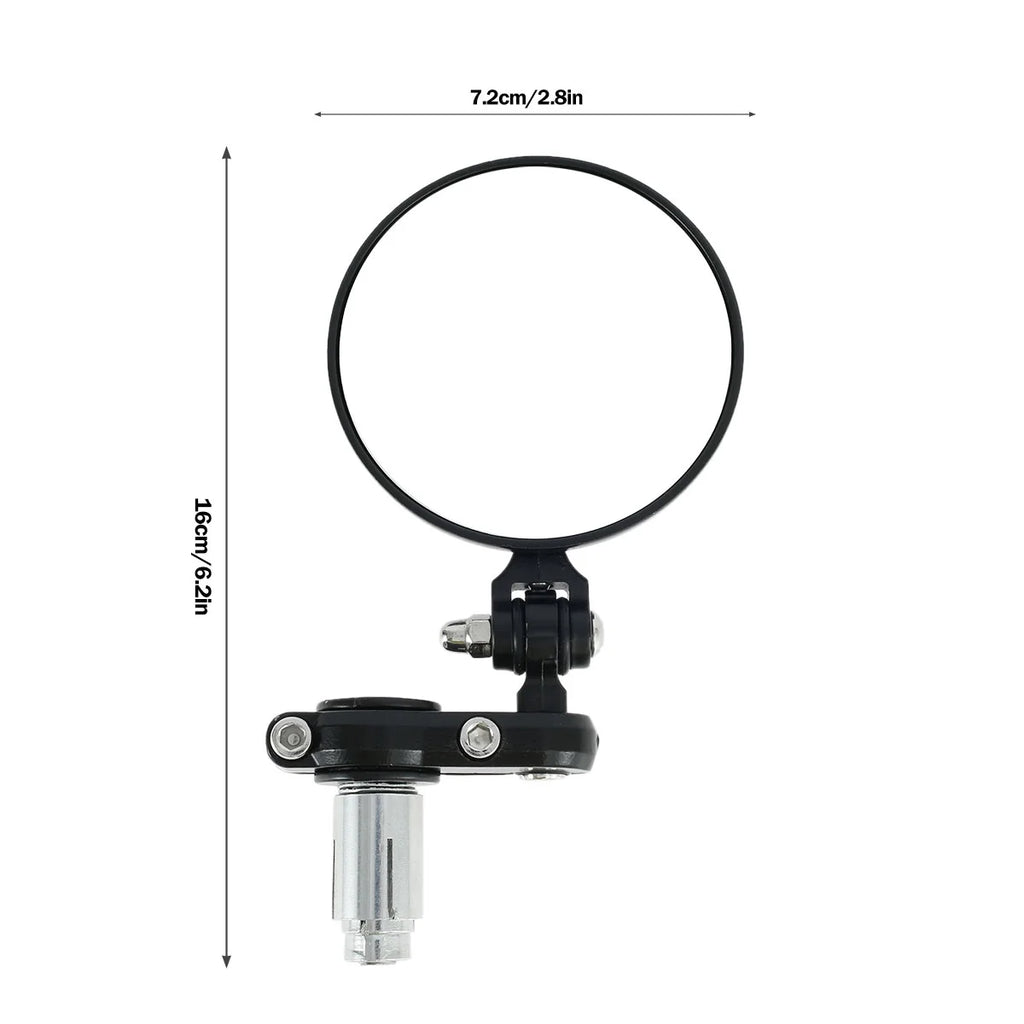 2Pcs Adjustable Foldable Bicycle Handlebar Rearview Mirrors W81503