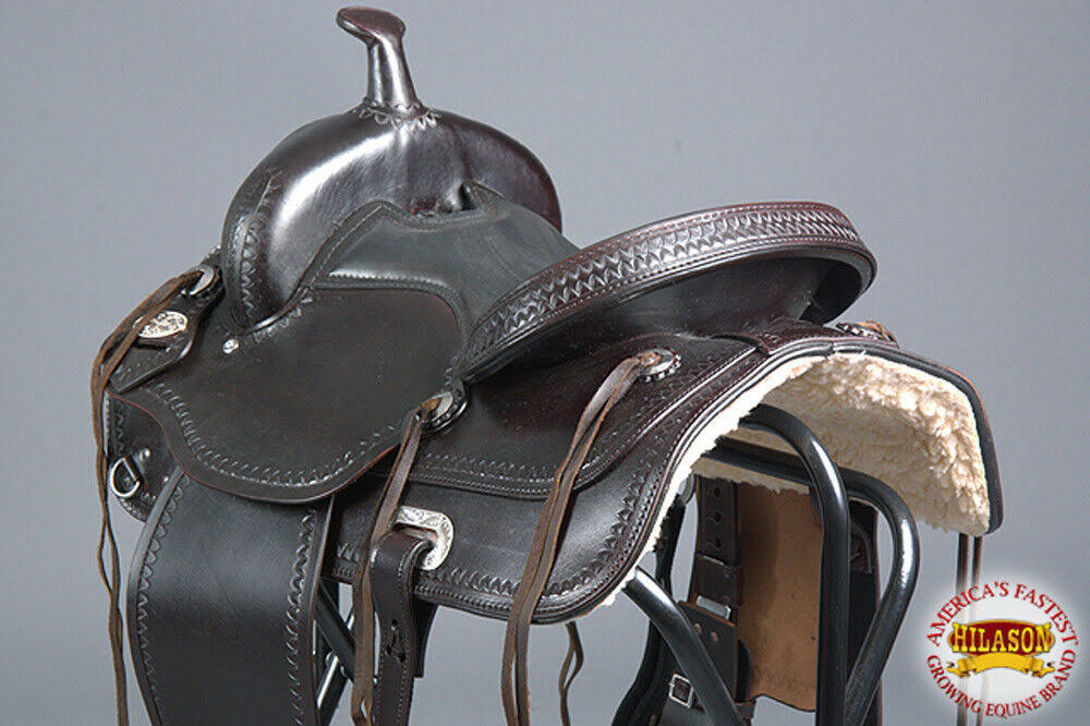 18x22 Leather Draft Horse Saddle R49011