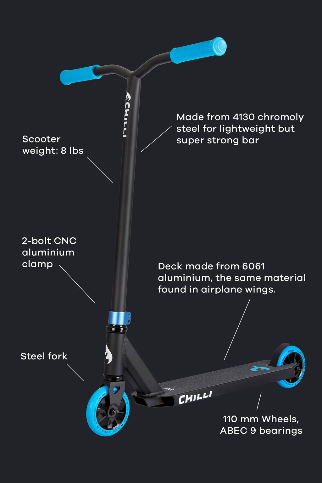 Black/Pink Trick Scooter C481