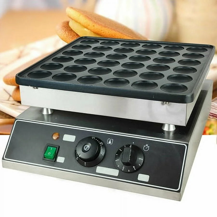 36pcs Nonstick Electric Mini Dutch Pancake Baker Maker V799837