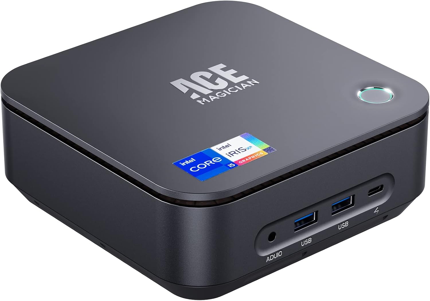 Mini PC with Speaker, Windows 11 Pro Core i5 1135G7, 16GB RAM 512GB SSD, 8K UHD WiFi6 BT5.2 Small Tower Computer F252
