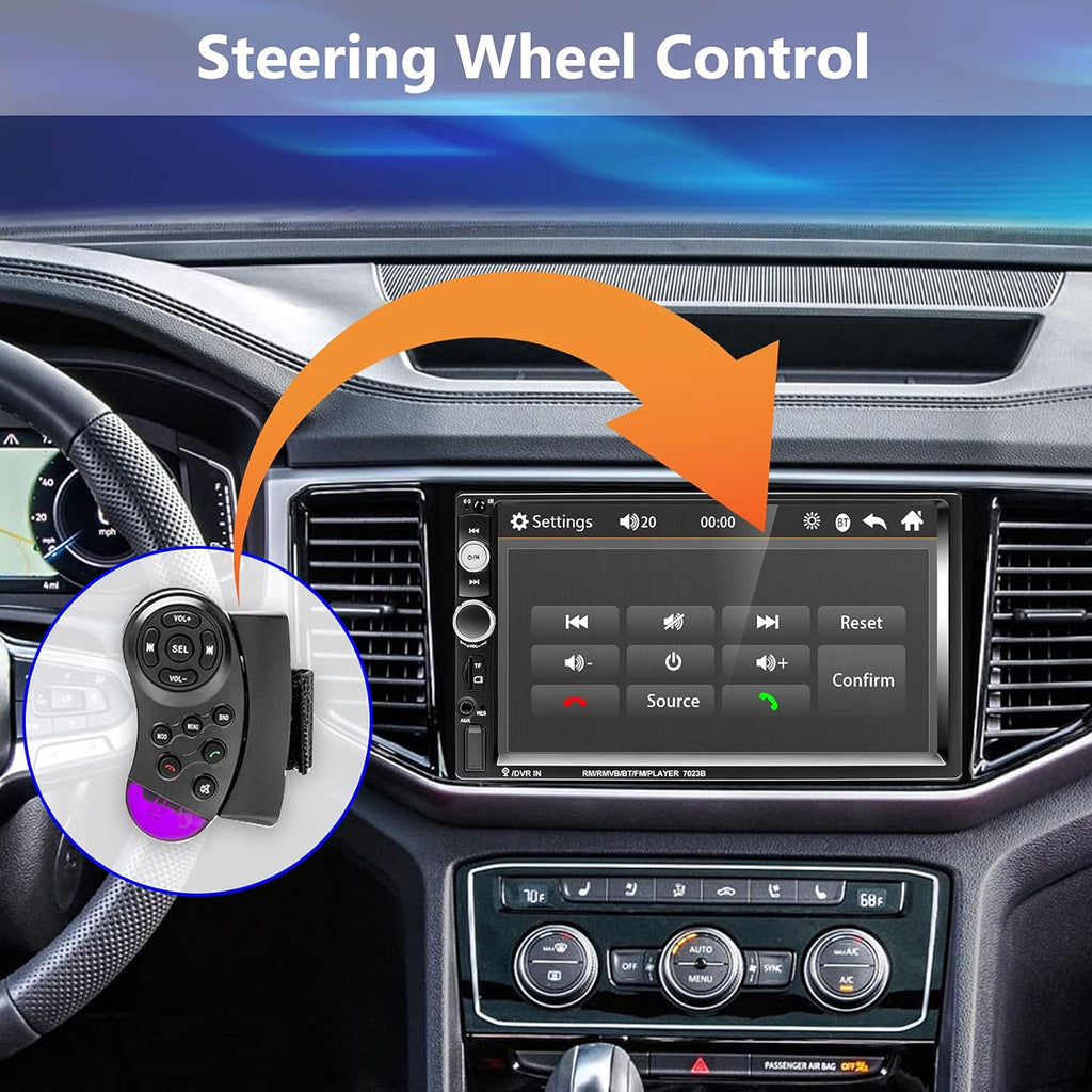 7 Inch Touch Screen Car Stereo Radio with Backup Camera Y931128