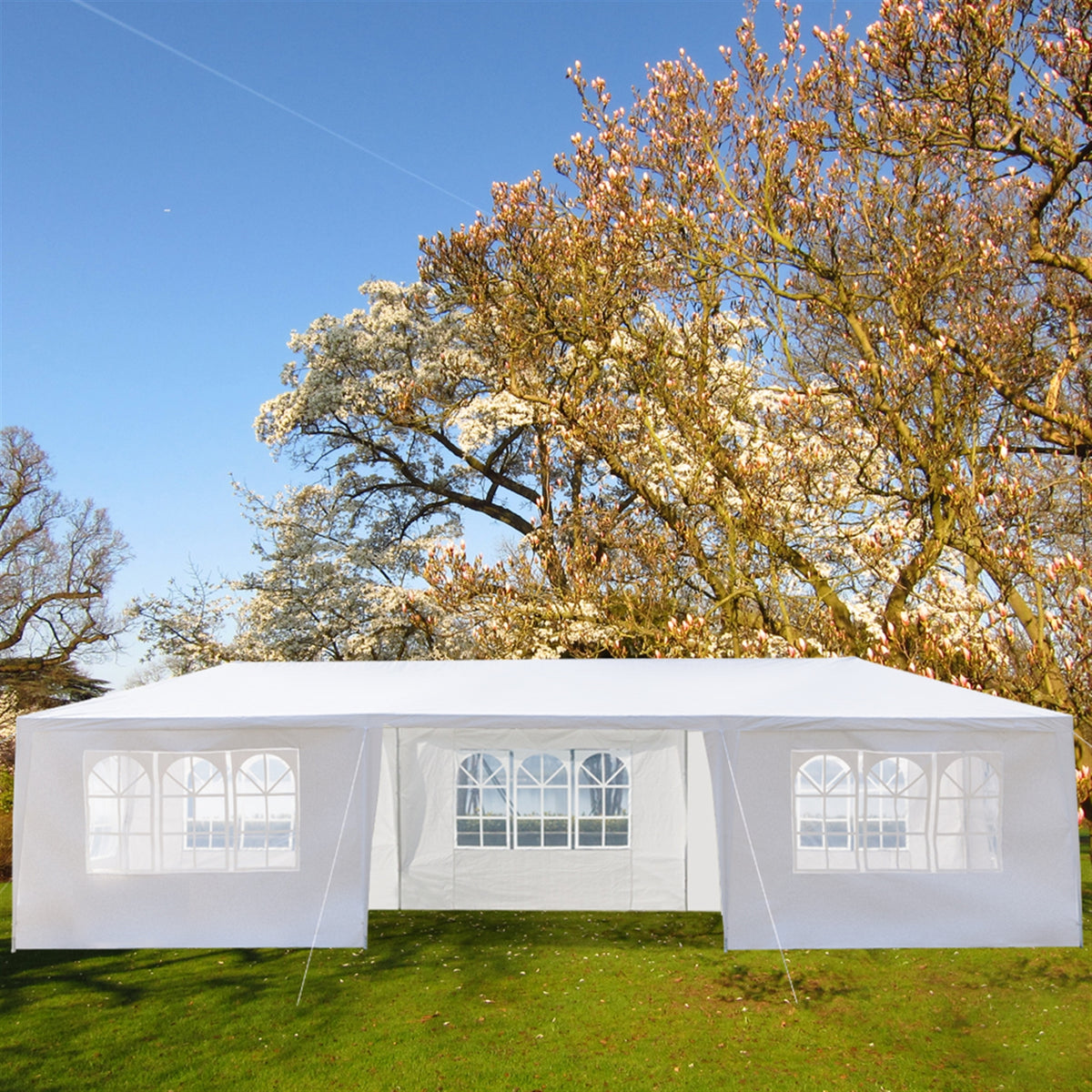 White Waterproof Portable Gazebo Tent L570785