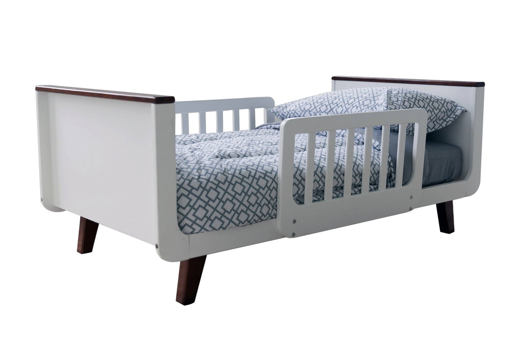 Espresso Toddler Bed with White A65056