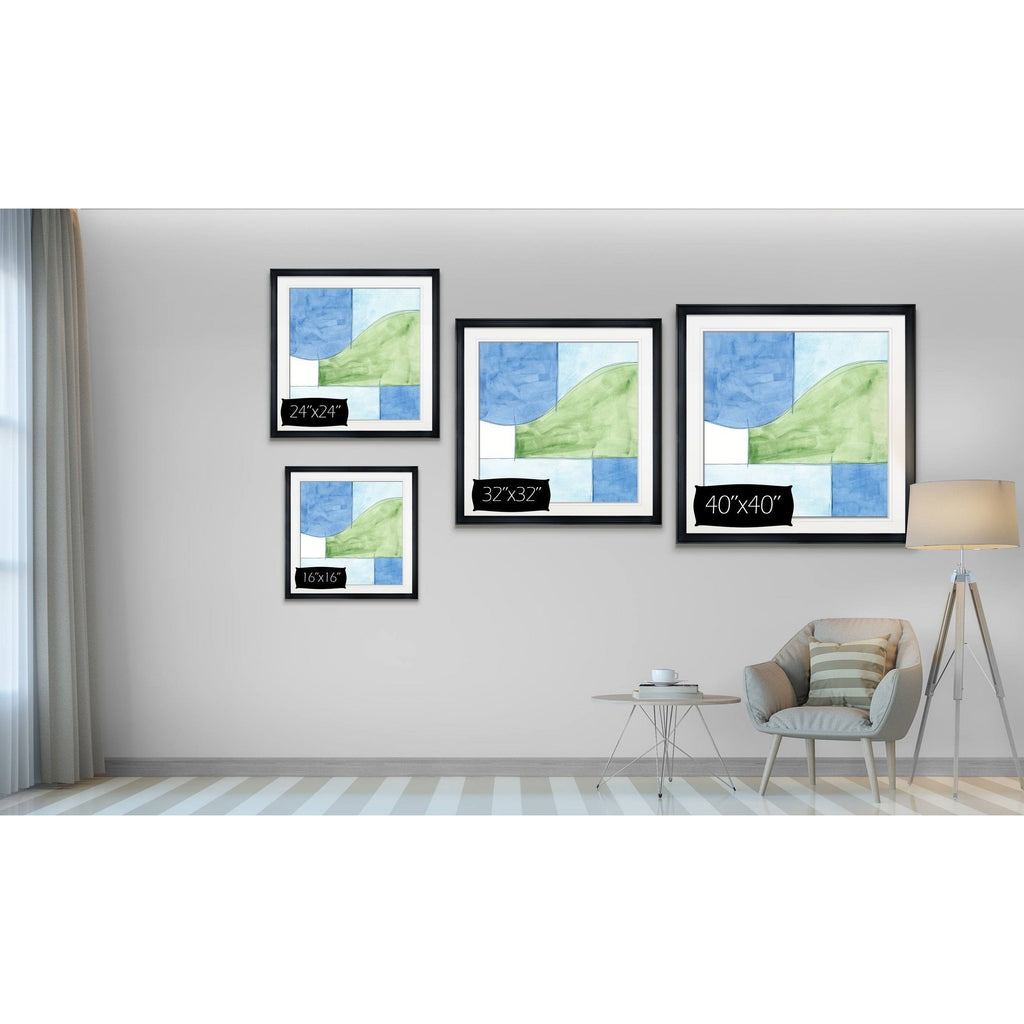Framed Giclee Print 38x38 Q294
