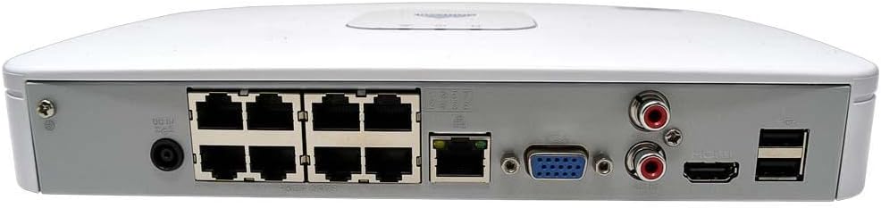 4K 8MP 8ch POE NVR Security System with 8 Bullet Cameras, 2TB Hard Drive Y6537