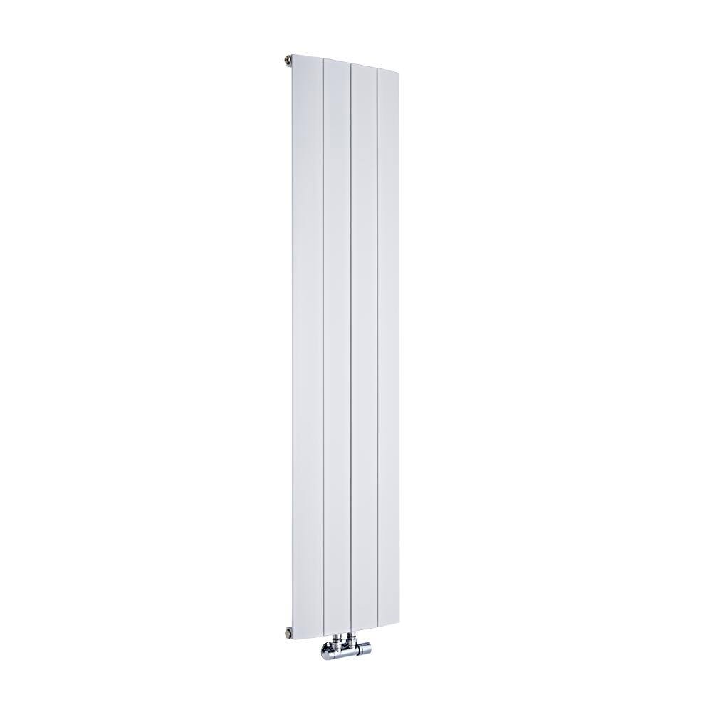White Vertical Hot Water Radiator Z168586