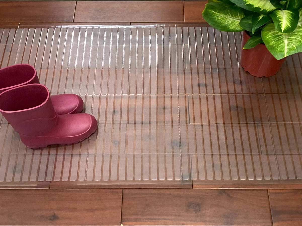 Clear Waterproof Non-Slip Runner Rug N877