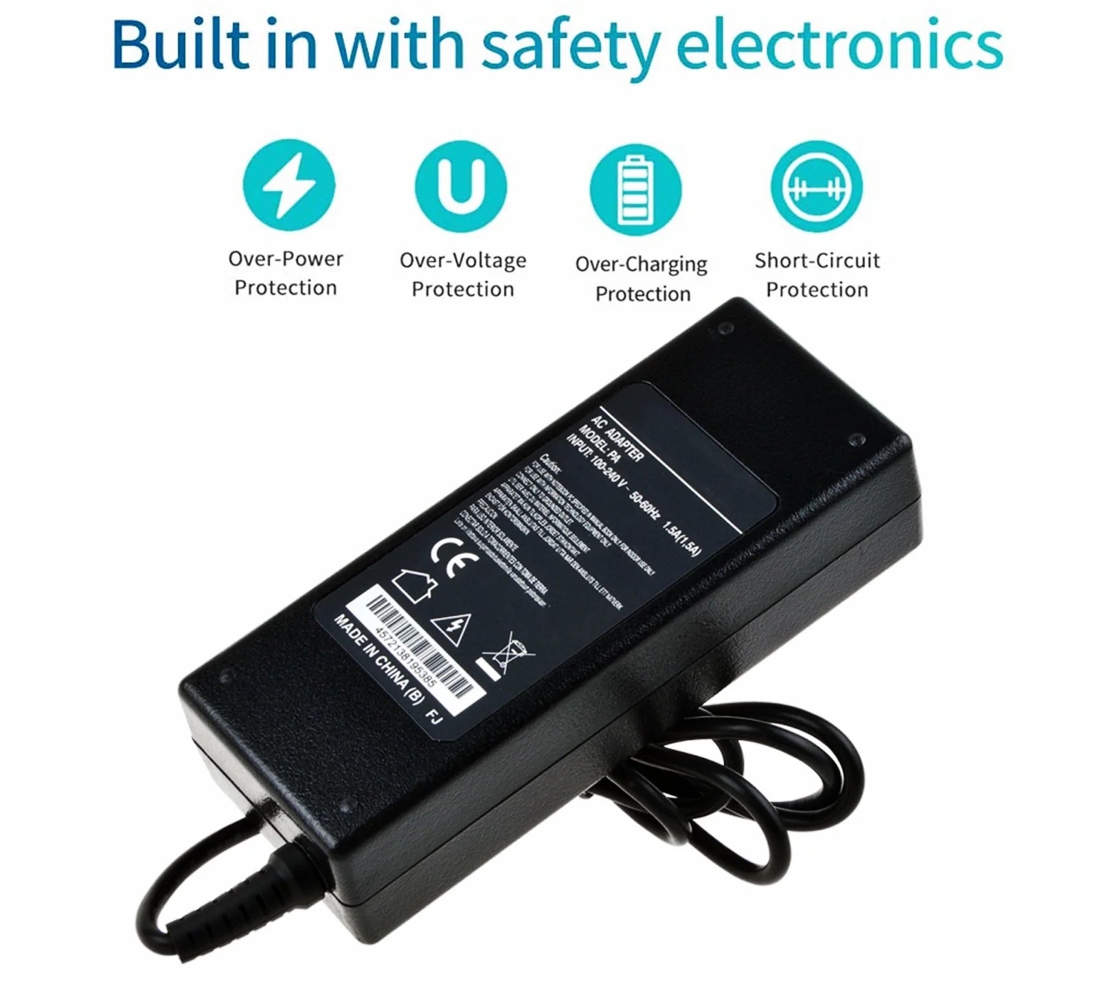 AC-DC Adapter Wall Charger for Electric Scooter S1808