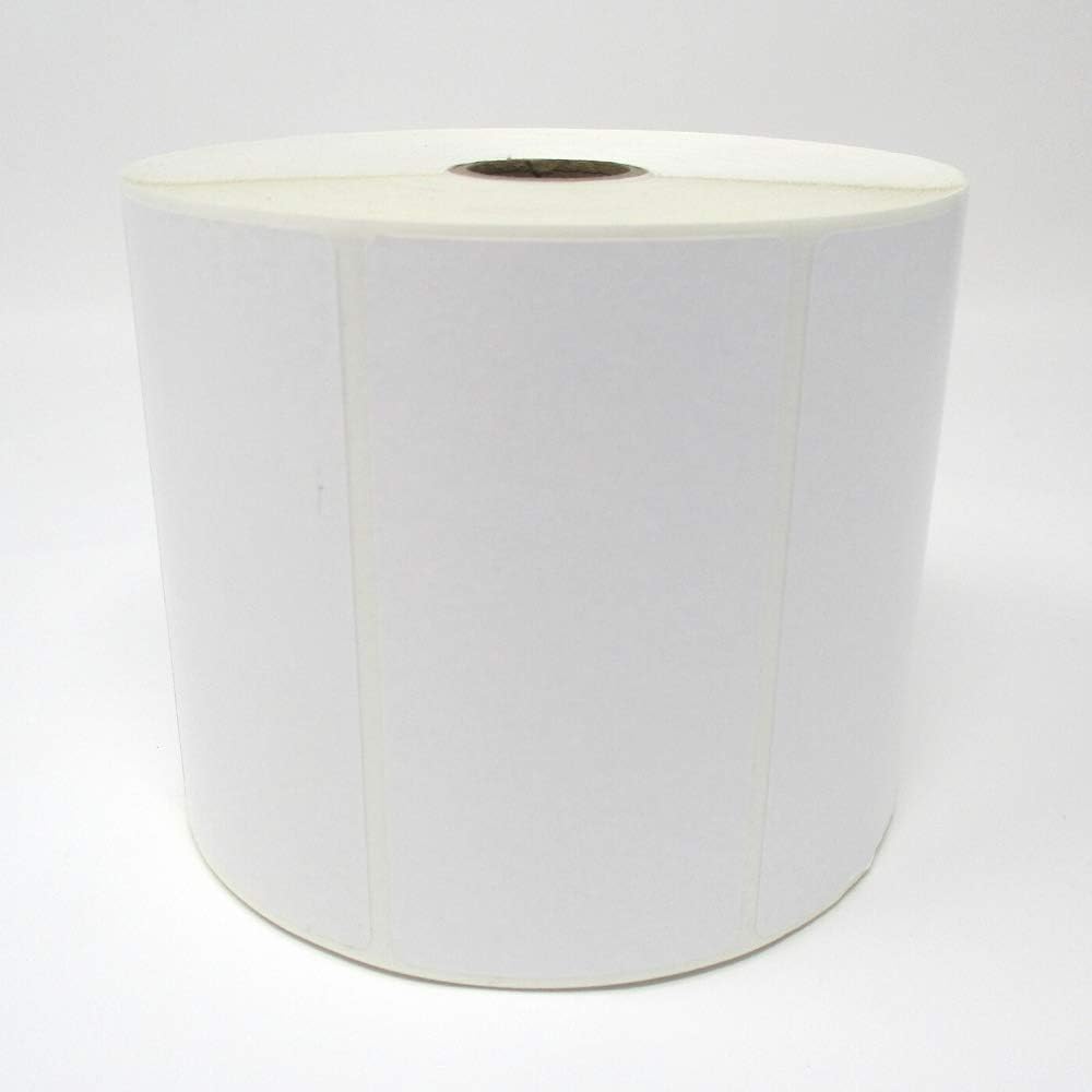 White Paper Direct Thermal Labels, 4 inch x 2 inch, 8 Rolls Z826