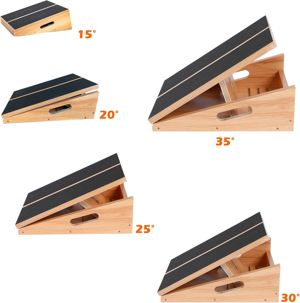 5 Positions Adjustable Slant Board Calf Stretcher Pack of 2 A772228