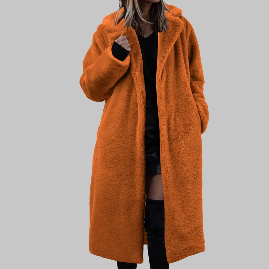 Pink Leather Hooded Winter Coat I9093