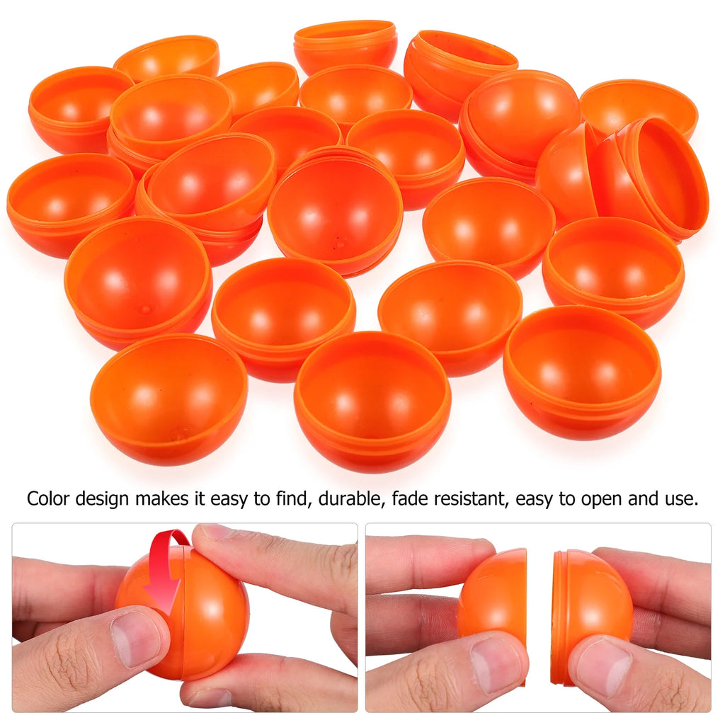 25 Pcs Plastic Hollow Openable Lottery Balls W431122