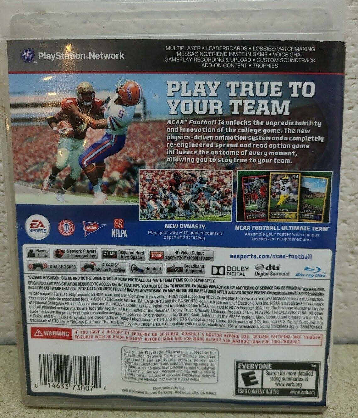NCAA Football 14 (PlayStation 3) V495191