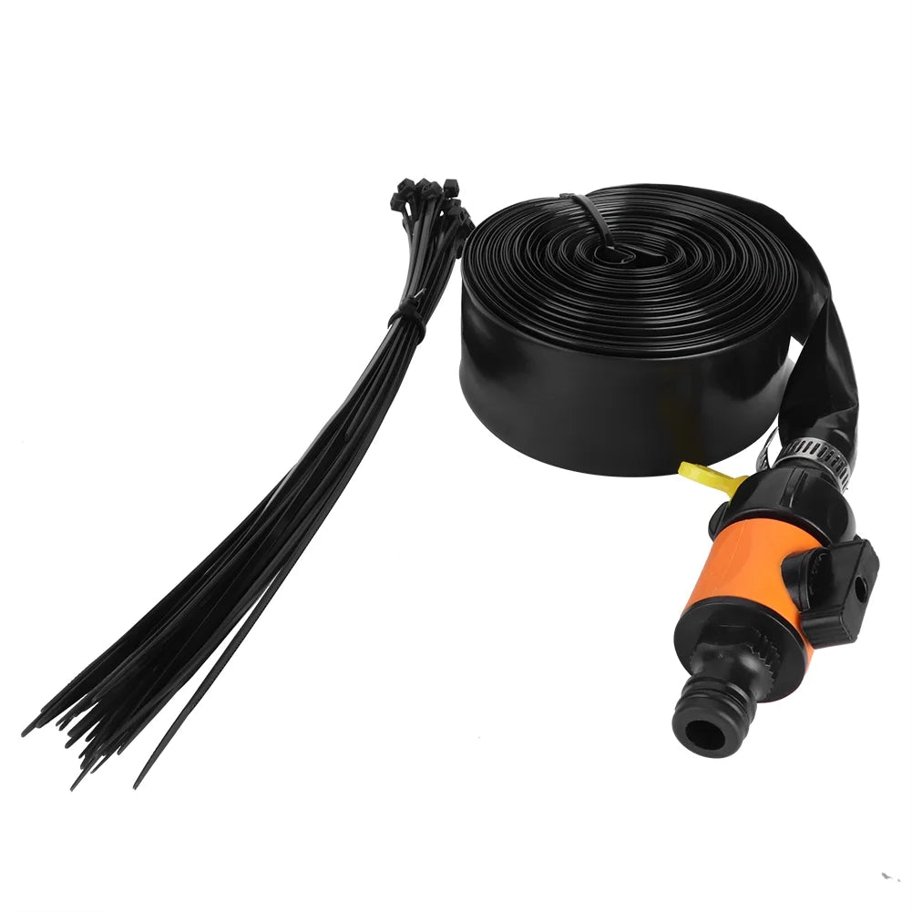 Rociador de agua de trampolín al aire libre PVC Naranja 15m Z6716