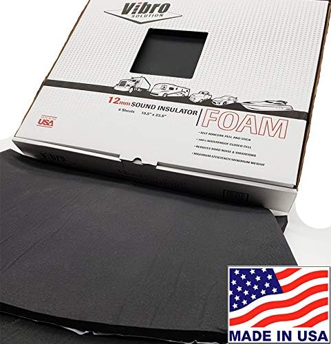 455 mil Waterproof Closed Cell Foam Sound Deadening Material 6 Sheets F4609