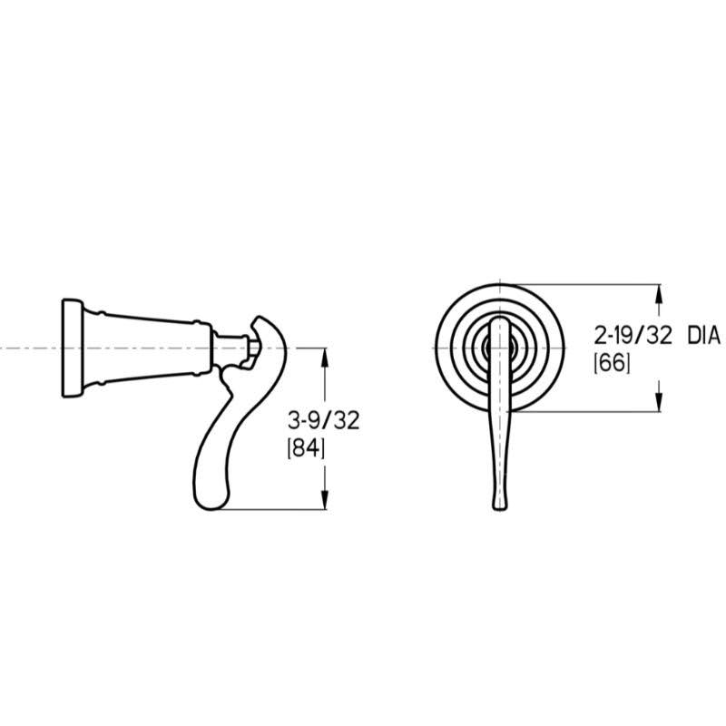 Tuscan Bronze Diverter Trim F959