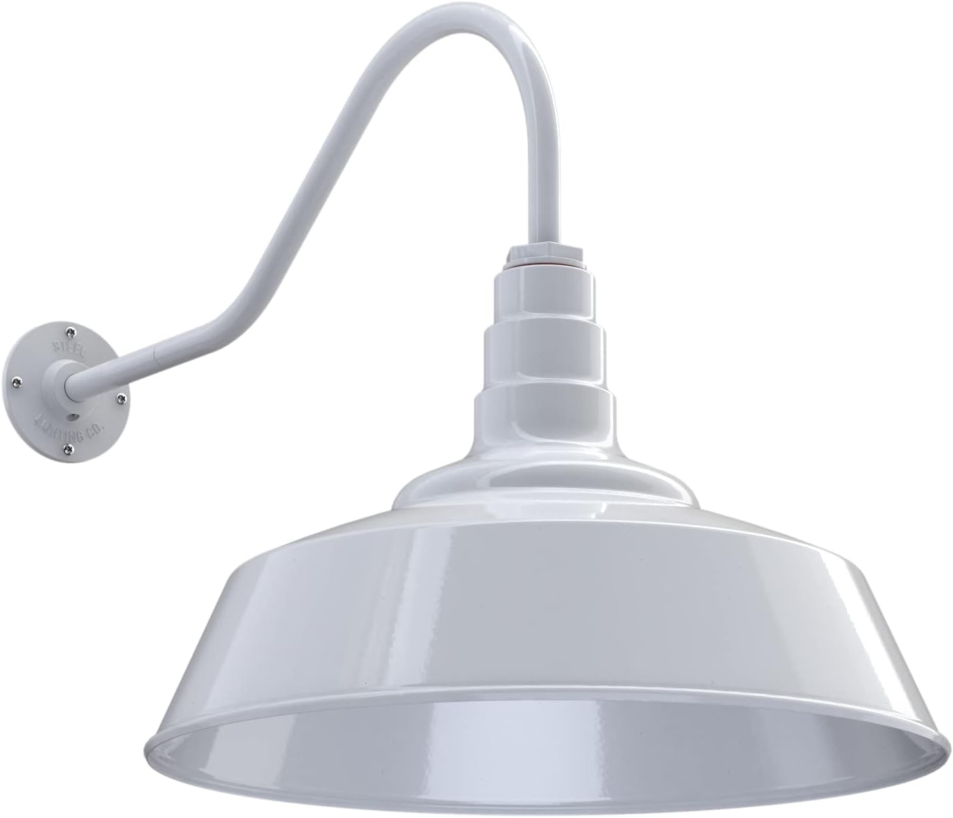 Black 20 inch Dome Barn Light W88195