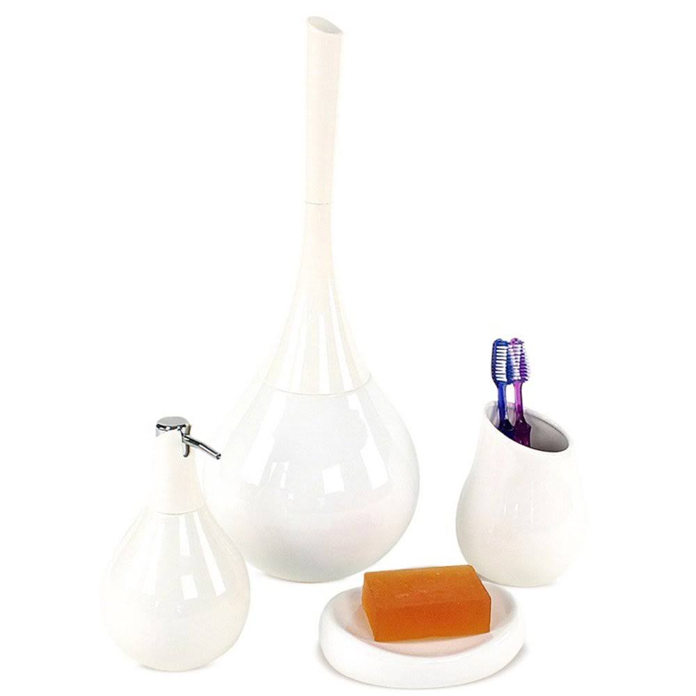 White Bathroom Accessory Set C6963