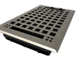 Brushed Nickel Steel Vent Covers, 6 x 12 S7579