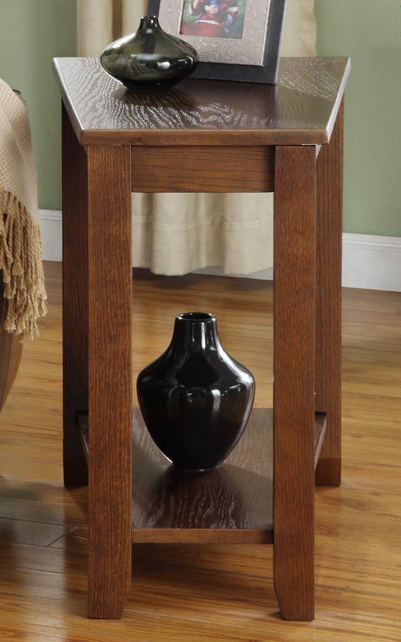 Espresso Chairside Table C9012