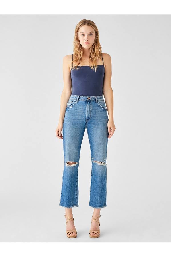 Veracruz High Rise Vintage Straight Jeans H4221