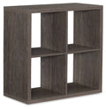 Gray Wood Storage Cabinet I20274