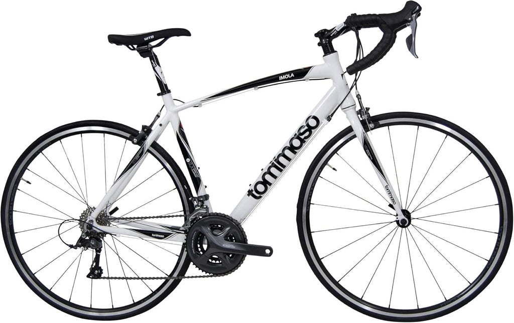 Black White Burnt Orange Aluminum Road Bike X74090